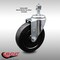 Service Caster 5 Inch SS Soft Rubber Wheel Swivel 1/2 Inch Threaded Stem Caster SCC-SSTS20S514-SRS-121315 - alternate 1